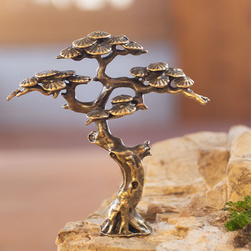 Bonsai Garden Mini - Mini Welkom Grenen Miniatuur Beeldje Koper