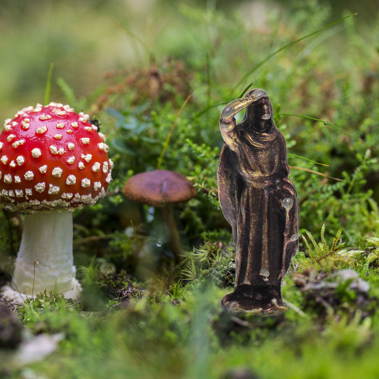 Mini Chinese antieke figuur, m - Bonsai Garden Mini recensie en prijs