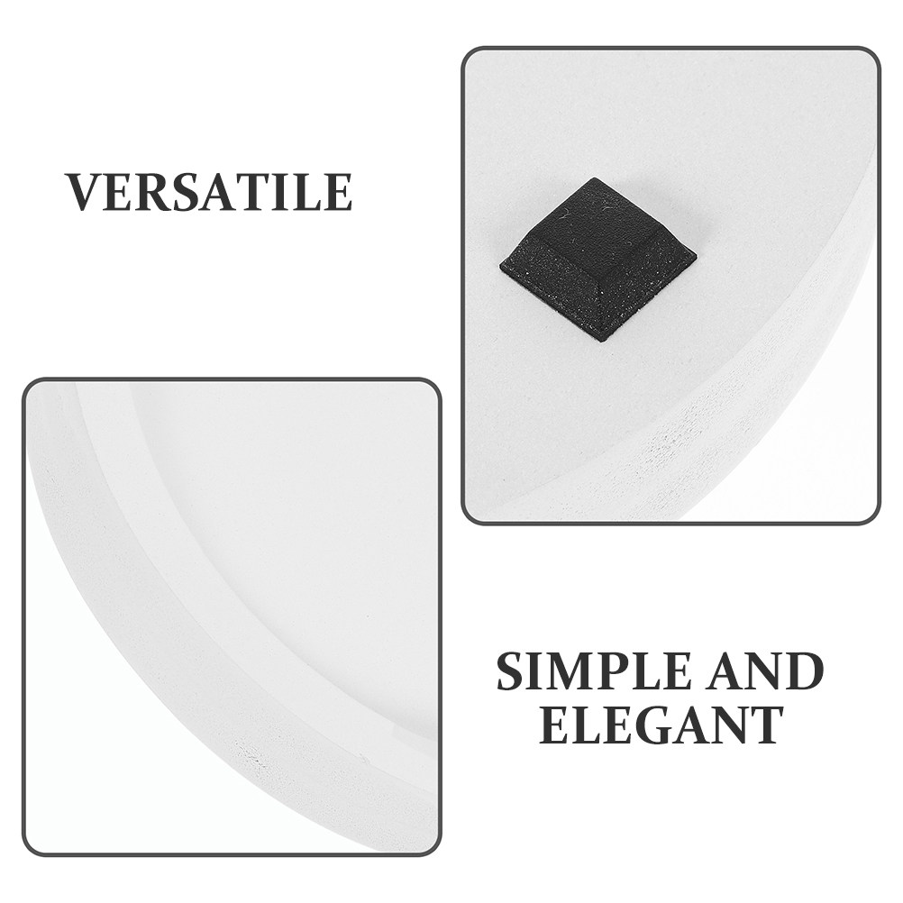 Witte ronde verdikte cementach - Humidity Tray Pebble recensie en prijs