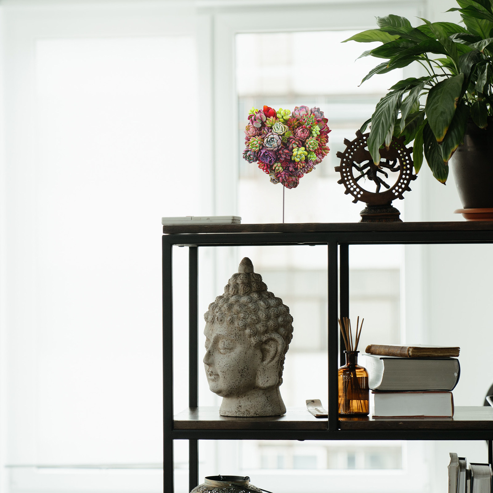 IJzeren bloemenframe Retro dri - Bonsai Garden Wall recensie en prijs